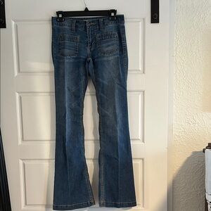 CAbi Blue Flare Women's Jeans